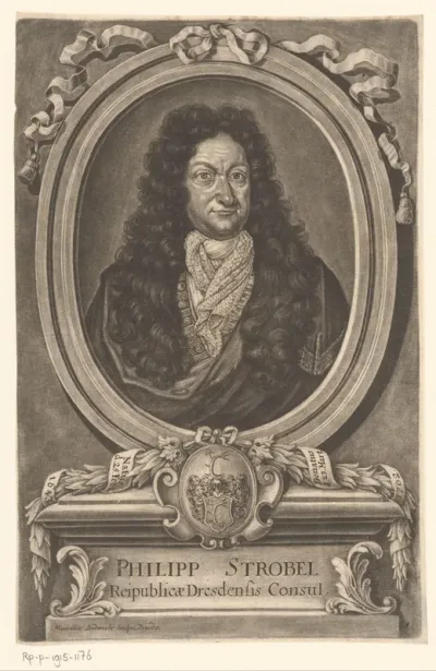 Portret van Philipp Strobel