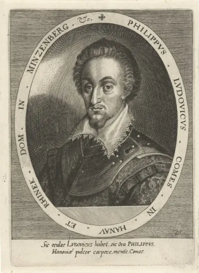 Portret van Philipp V. van Hanau-Lichtenberg