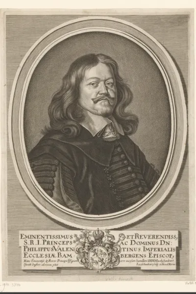 Portret van Philipp Valentin Voit von Rieneck