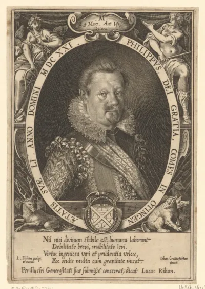 Portret van Philipp von Oettingen