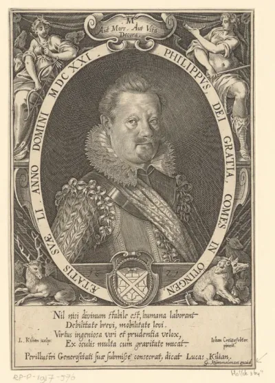 Portret van Philipp von Oettingen