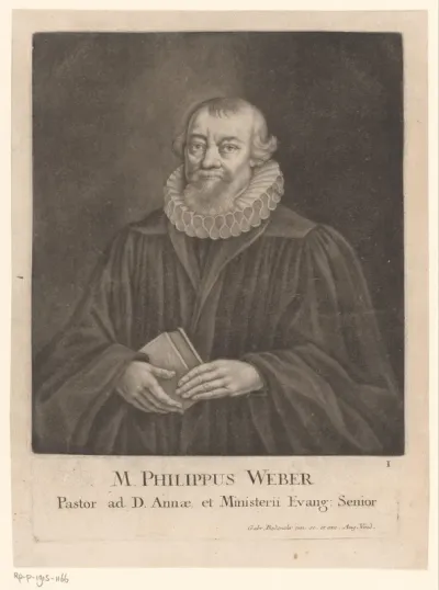 Portret van Philipp Weber