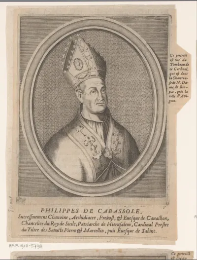 Portret van Philippe de Cabassoles