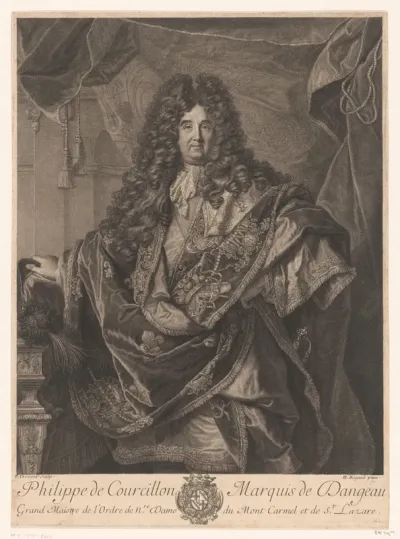 Portret van Philippe de Courcillon