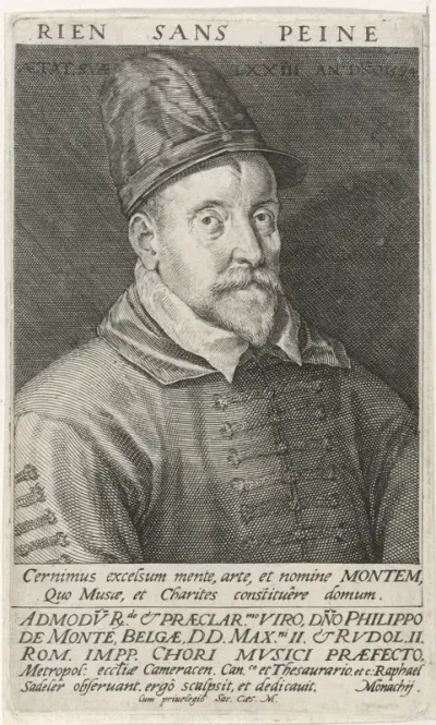 Portret van Philippe de Monte