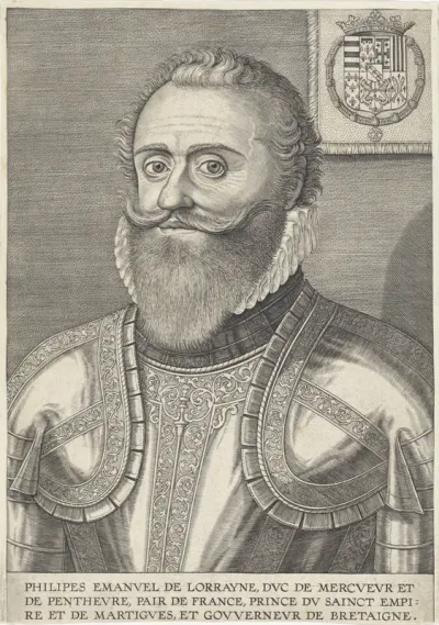 Portret van Philippe Emmanuel de Lorraine, hertog van Mercoeur