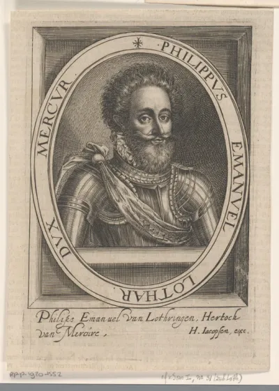 Portret van Philippe-Emmanuel de Lorraine, hertog van Mercoeur