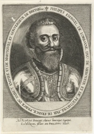 Portret van Philippe-Emmanuel de Lorraine hertog van Mercœur