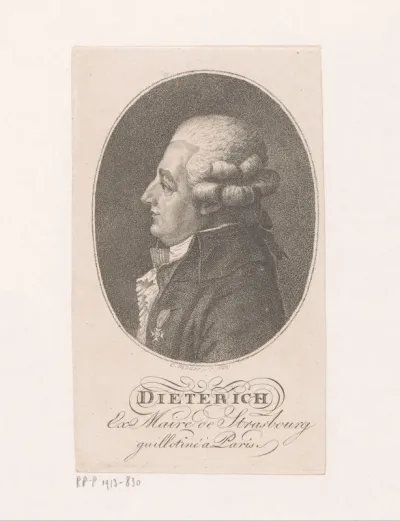 Portret van Philippe-Frédéric de Dietrich