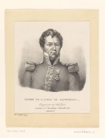 Portret van Philippe Joseph Piers de Raveschoot