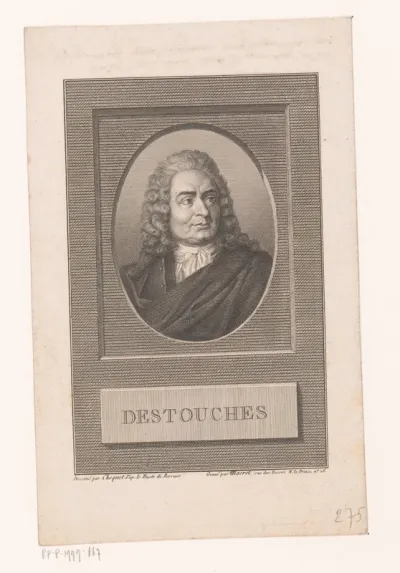 Portret van Philippe Néricault Destouches