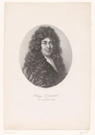 Portret van Philippe Quinault
