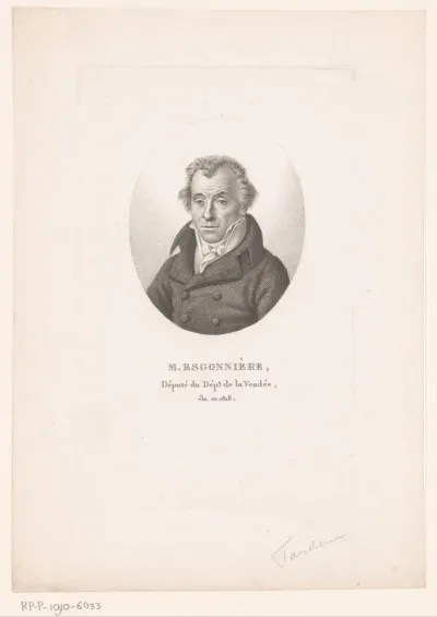 Portret van Philippe-René Esgonnière du Thibeuf