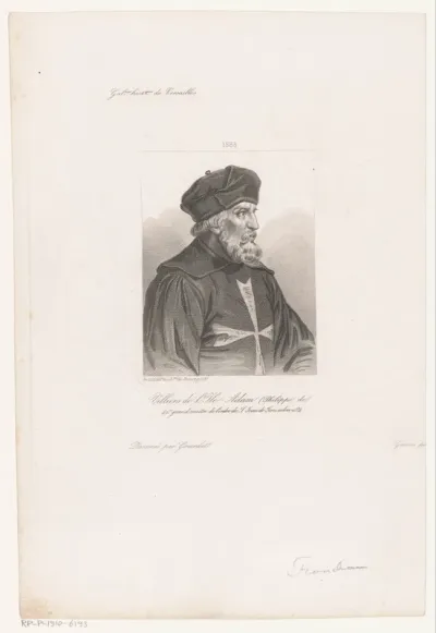 Portret van Philippe Villiers de l'Isle Adam