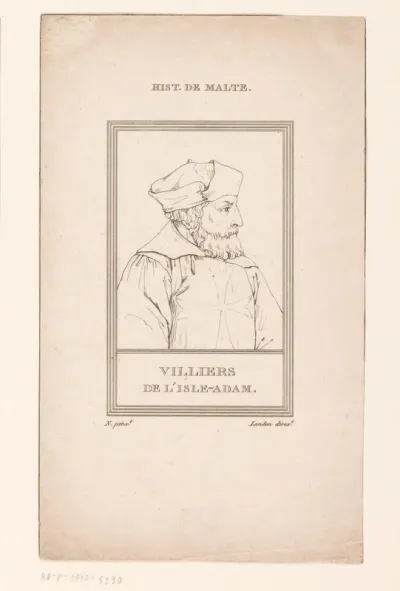 Portret van Philippe Villiers de l'Isle Adam