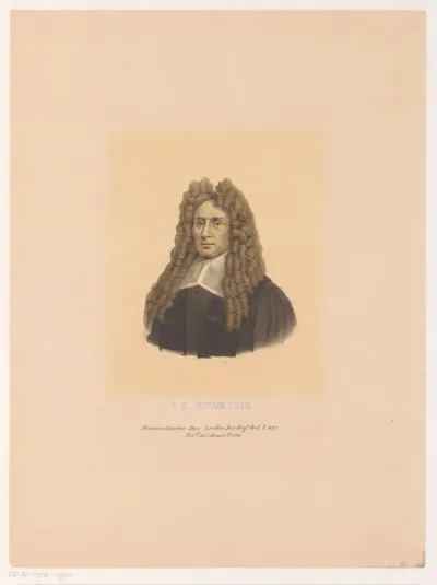 Portret van Philippus Reinhardus Vitriarius