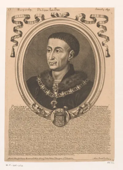 Portret van Philips de Goede, hertog van Bourgondië
