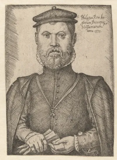 Portret van Philips II
