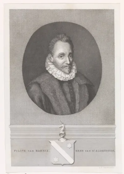 Portret van Philips van Marnix, heer van Sint-Aldegonde