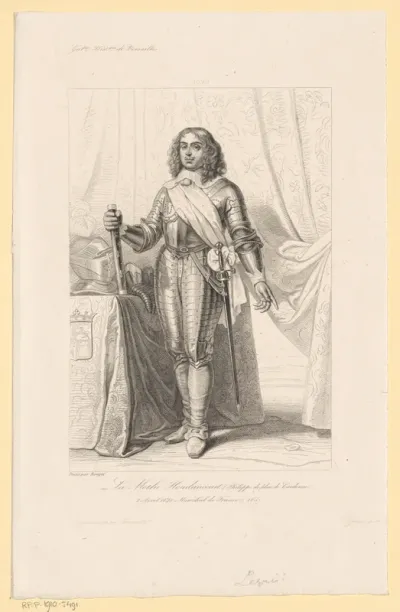 Portret van Phillippe de la Mothe-Houdancourt