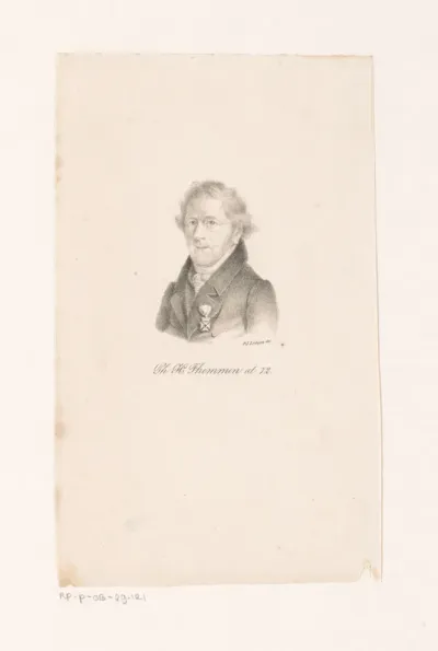 Portret van Phoebus Hitzerus Themmen