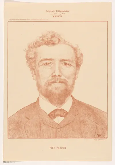 Portret van Pier Pander