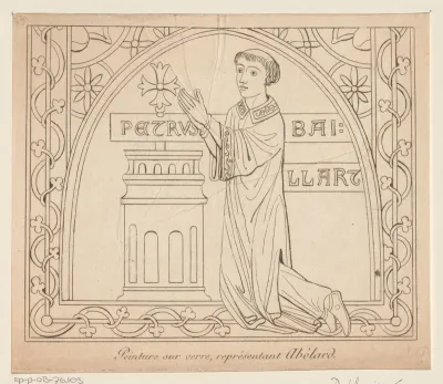 Portret van Pierre Abélard