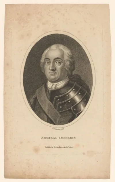 Portret van Pierre André de Suffren de Saint-Tropez