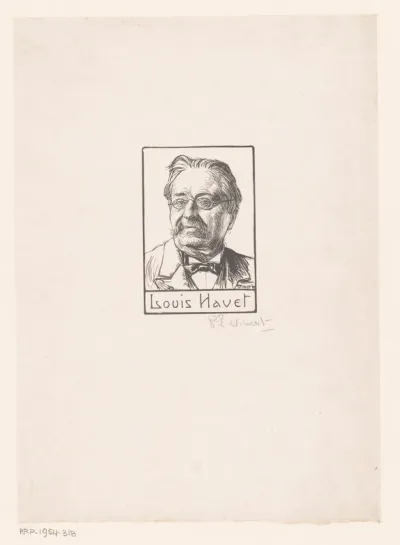 Portret van Pierre Antoine Louis Havet