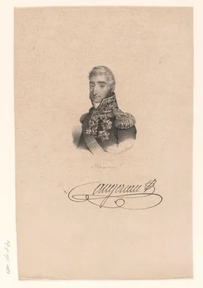 Portret van Pierre Augereau