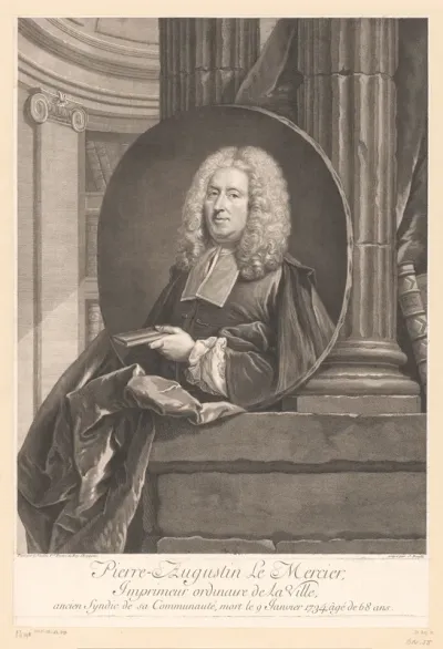 Portret van Pierre-Augustin Le Mercier
