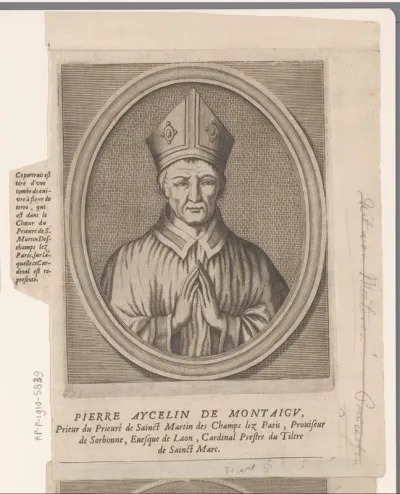 Portret van Pierre Aycelin de Montaigu