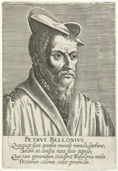 Portret van Pierre Belon