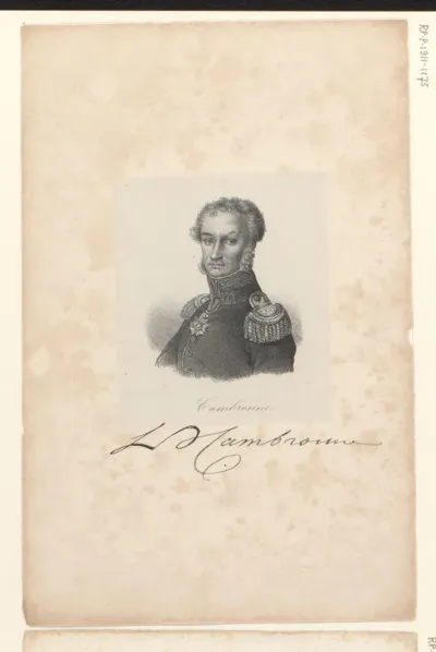Portret van Pierre Cambronne