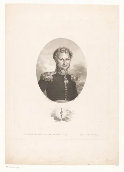 Portret van Pierre Cambronne