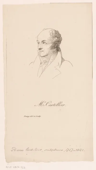 Portret van Pierre Cartellier