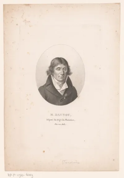 Portret van Pierre Claude François Daunou