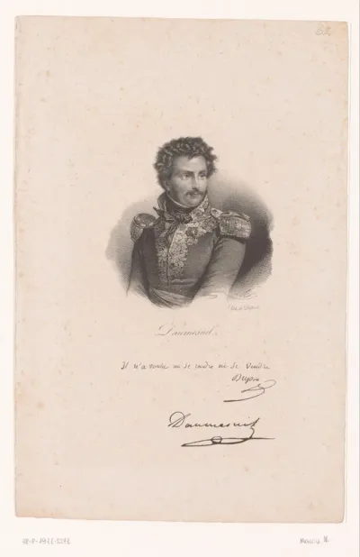 Portret van Pierre Daumesnil