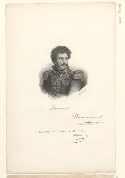 Portret van Pierre Daumesnil