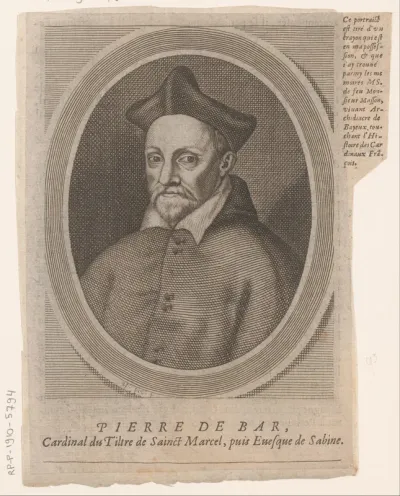 Portret van Pierre de Bar