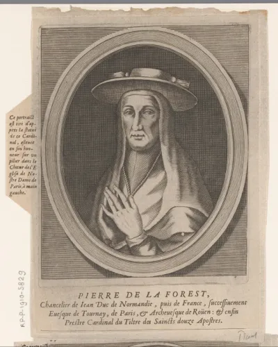 Portret van Pierre de La Forest