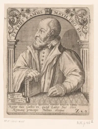 Portret van Pierre de La Ramée