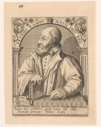Portret van Pierre de La Ramée