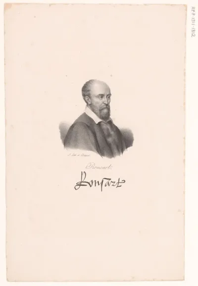 Portret van Pierre de Ronsard
