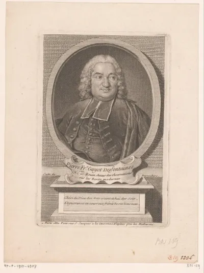 Portret van Pierre Desfontaines
