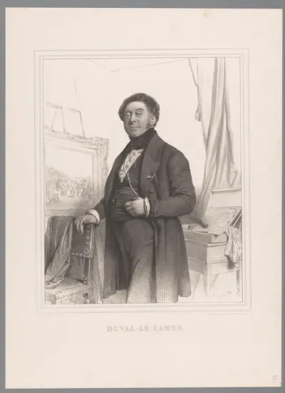 Portret van Pierre Duval-Lecamus
