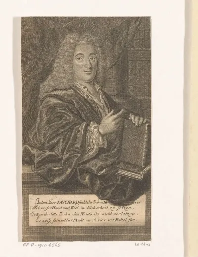 Portret van Pierre Fauchard