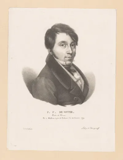 Portret van Pierre François De Noter