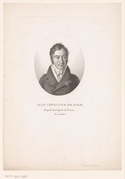 Portret van Pierre-François-Jean Bogne de Faye
