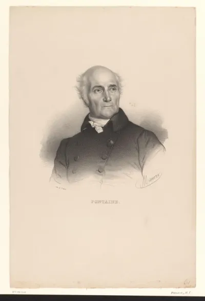 Portret van Pierre-François-Léonard Fontaine